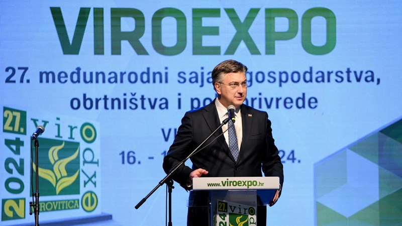 Plenković: Sajam Viroexpo pokretač je razvoja gospodarstva, obrtništva i poljoprivrede